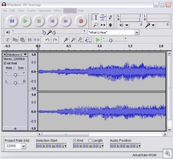 Audacity Win Startup