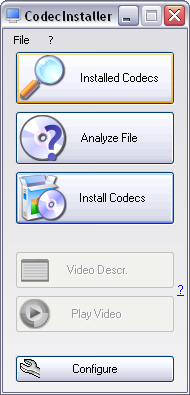 Codec installer