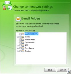 Email folders