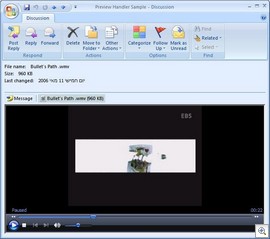 Preview handler